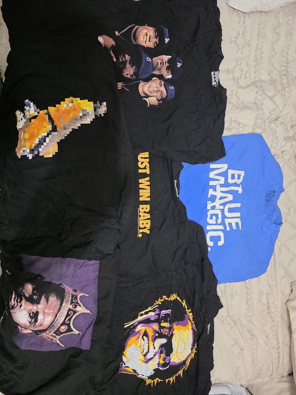 Mens XL The Forest Lab Brand Lakers And Dodgers T Shirts